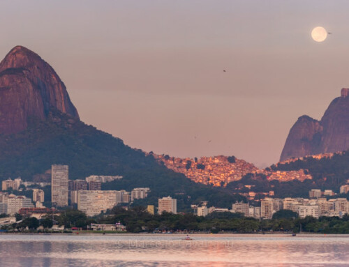 Por da Lua na Lagoa Panorâmica